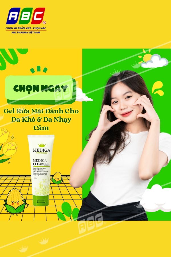 Sữa rửa mặt Mediga Cleanser - Sản Phẩm Cho Làn Da Tươi Sáng